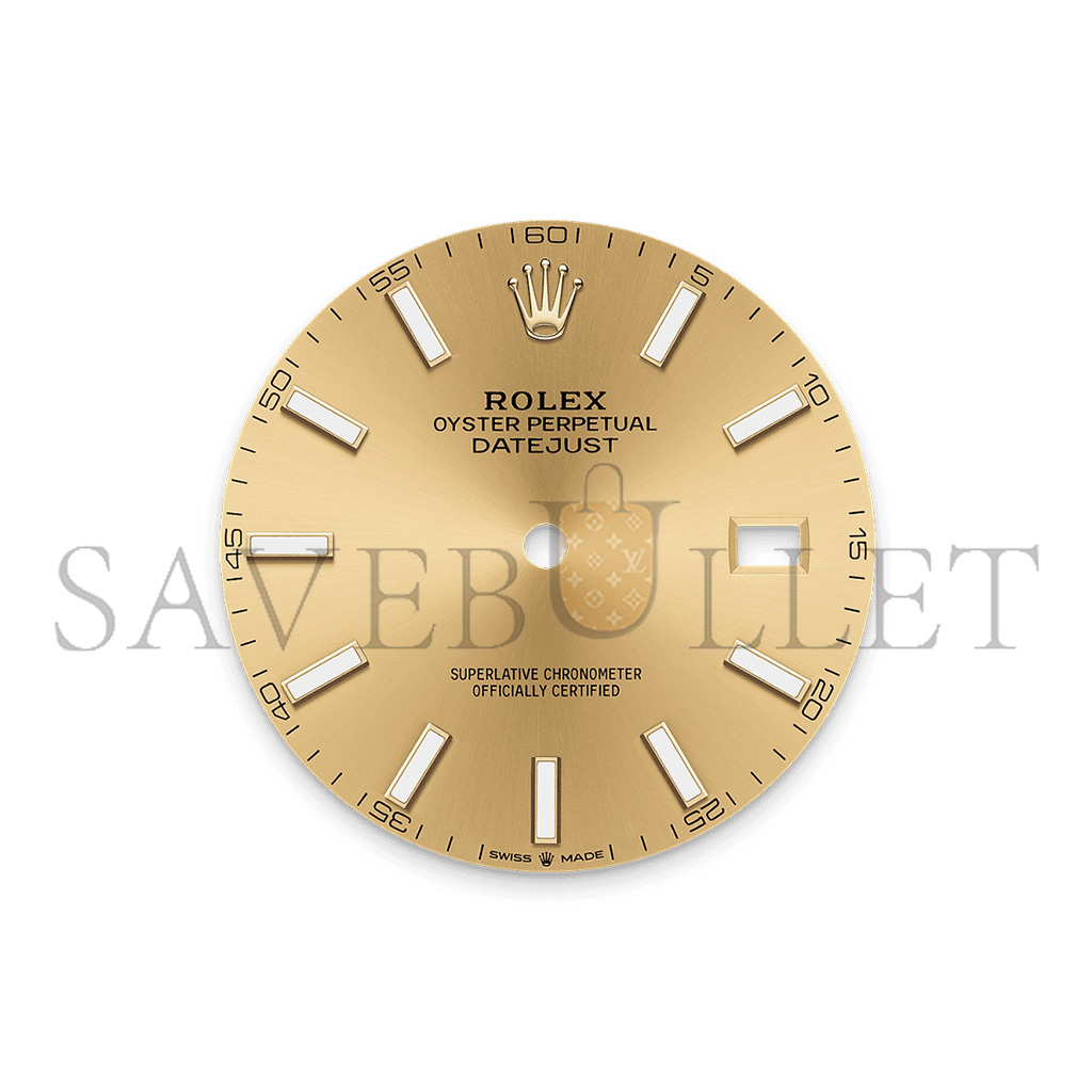 R*l*x datejust 41 oyster, 41 mm, oystersteel and yellow gold watch 126303-0010
